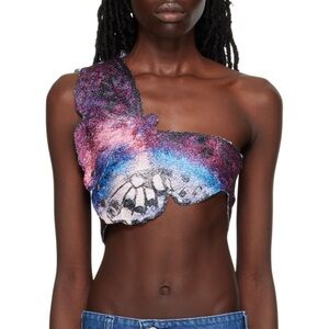 Masha Popova | SSENSE Exclusive Multicolor Butterfly Top